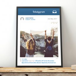 Social Media Instagram Framed Gift