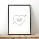 Personalised Initials print UK Couples Gifts