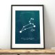 Constellation Print Framed Gifts UK